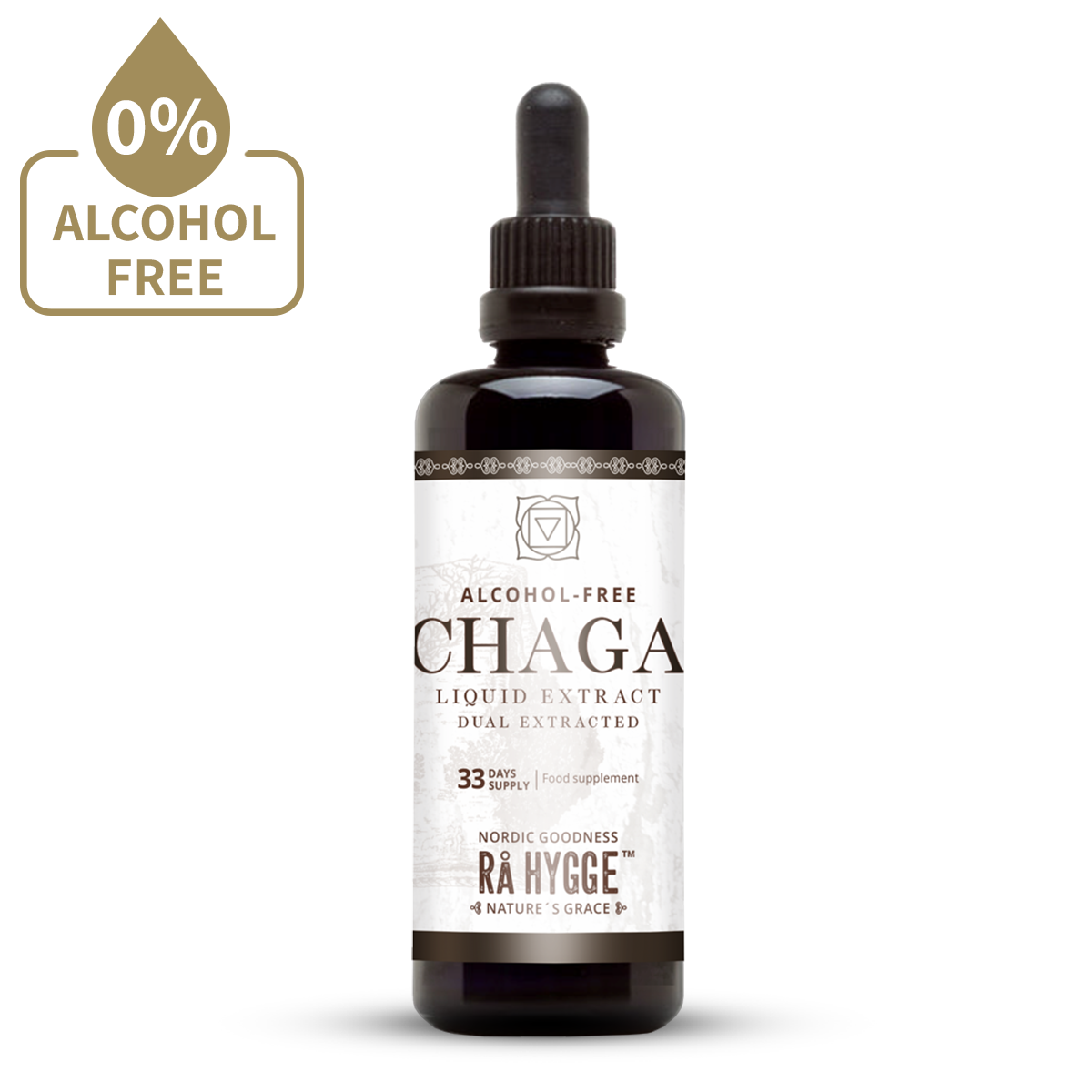 Alkohlivaba tšaga vedelekstrakt 100 ml / 3,38 fl. oz.
