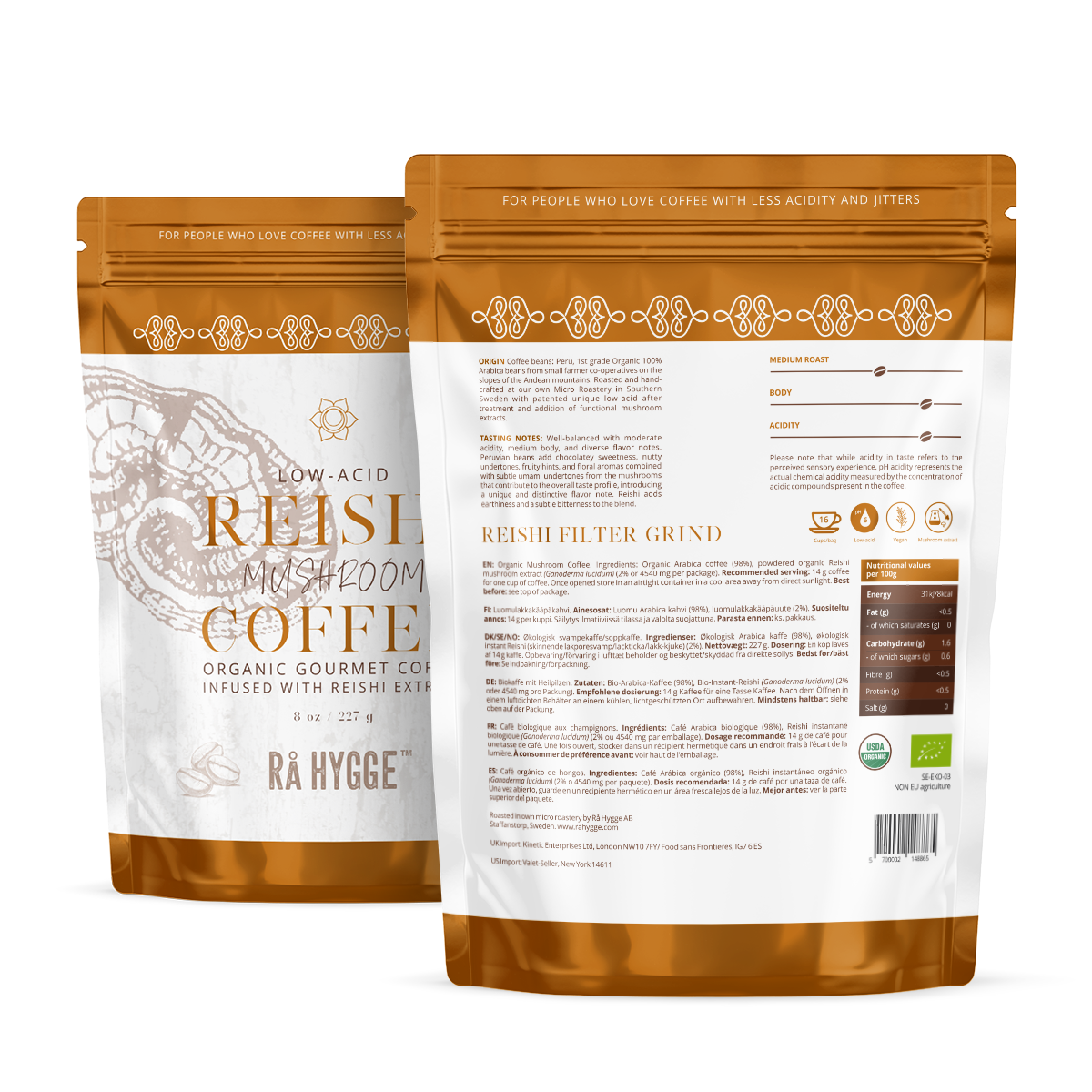 Reishi Specialty Coffee Filter grind 227 g