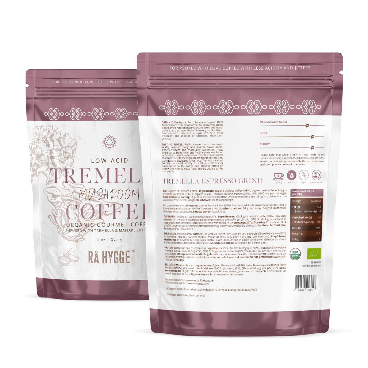 Tremella eriline espressokohv jahvatatud 227 g