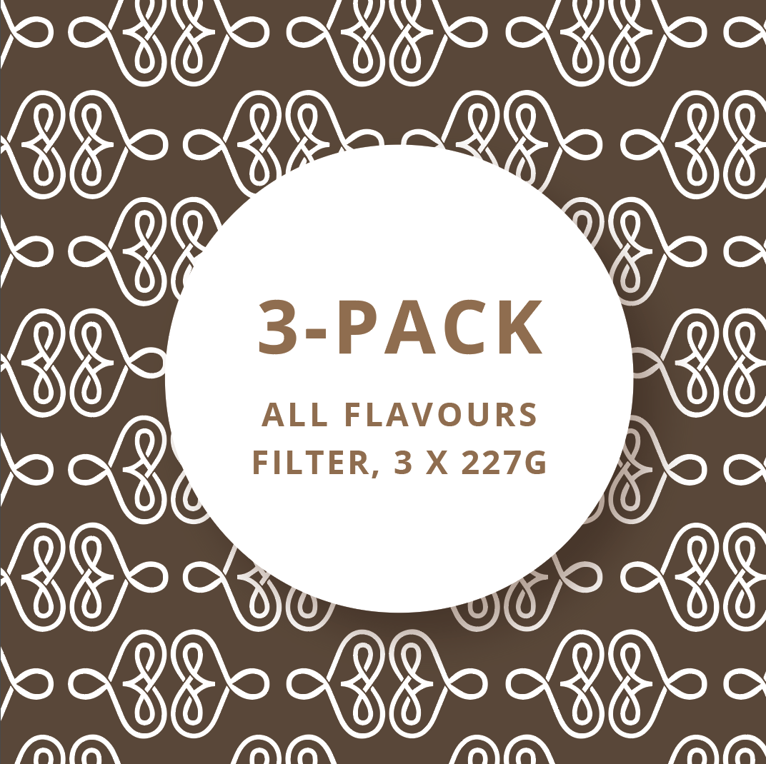 3-pakk - Variety Filter 227 g