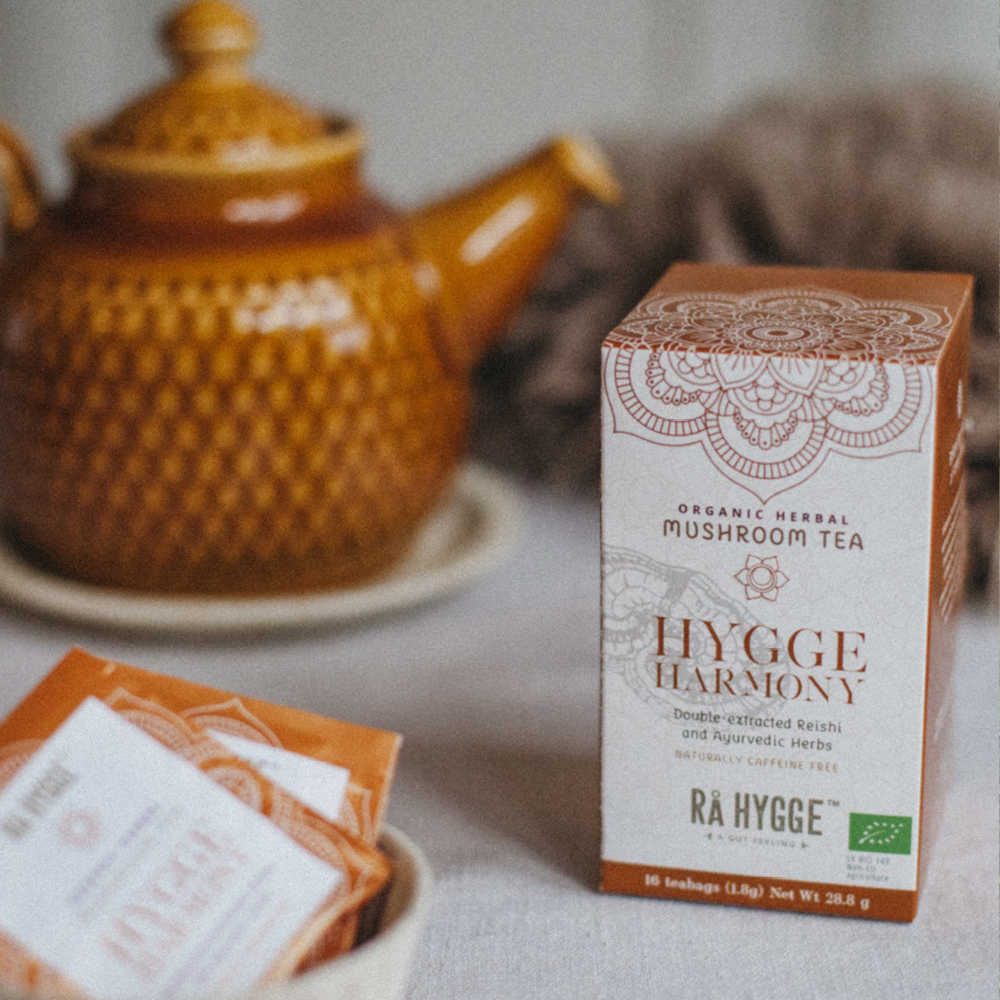 Hygge Harmony - orgaaniline taimetee reishi seentega - 16 teekotti 1,8 g (29 g)
