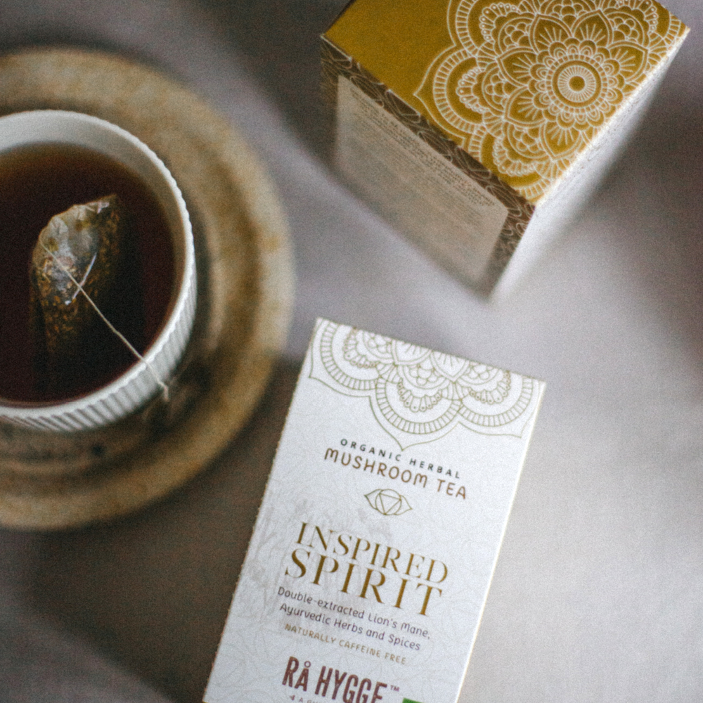 Inspired Spirit - orgaaniline taimetee lõvilakkseentega - 16 teekotti 1,8 g (29 g)