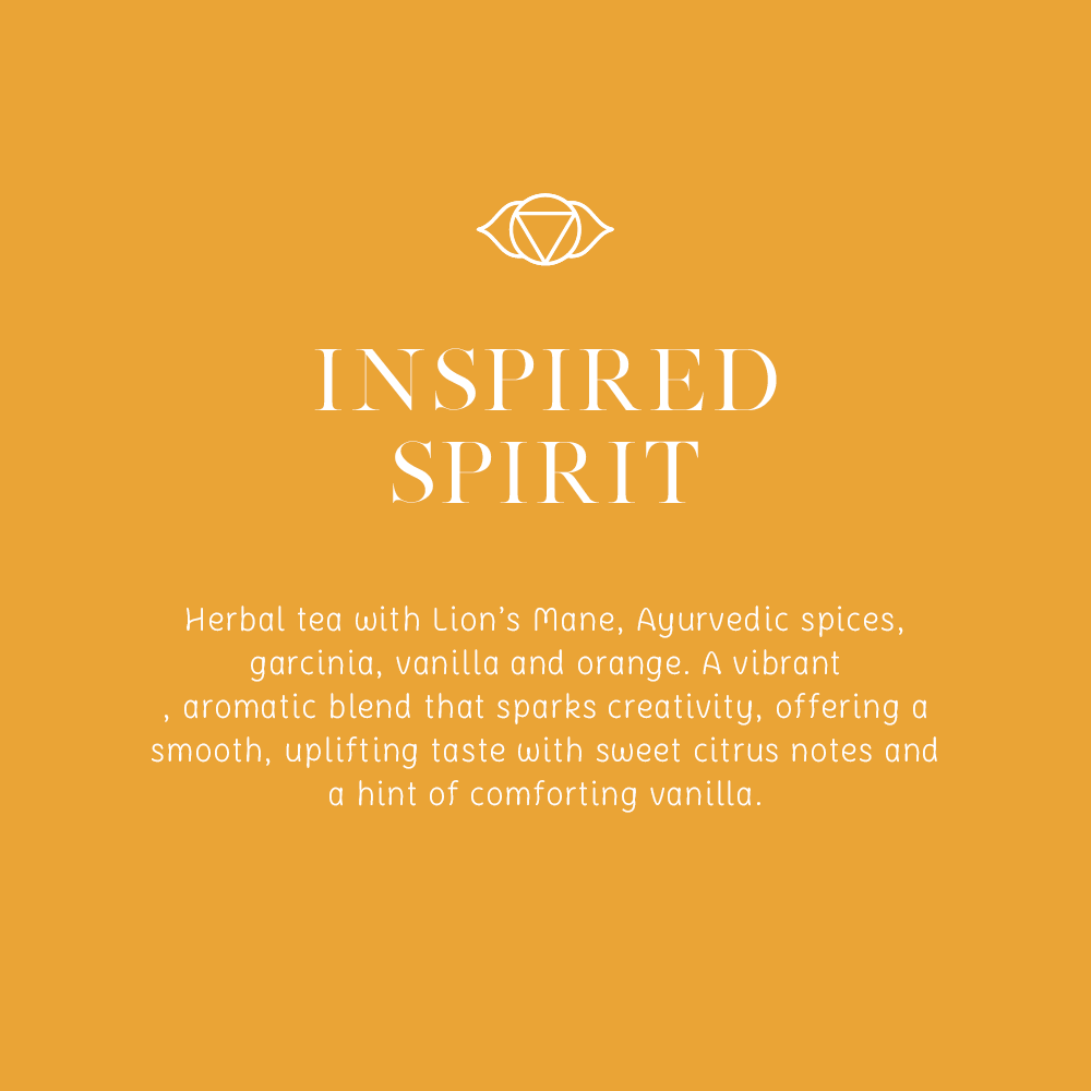 Inspired Spirit - orgaaniline taimetee lõvilakkseentega - 16 teekotti 1,8 g (29 g)