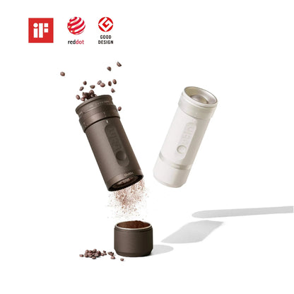 Outin Fino tragbare elektrische Kaffeemühle, Dunkelgrau, Produktinformation