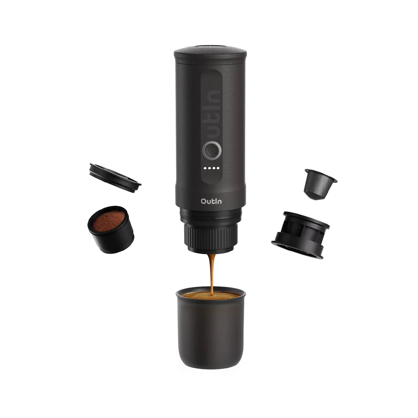 Nano kaasaskantav espressomasin (tumehall)