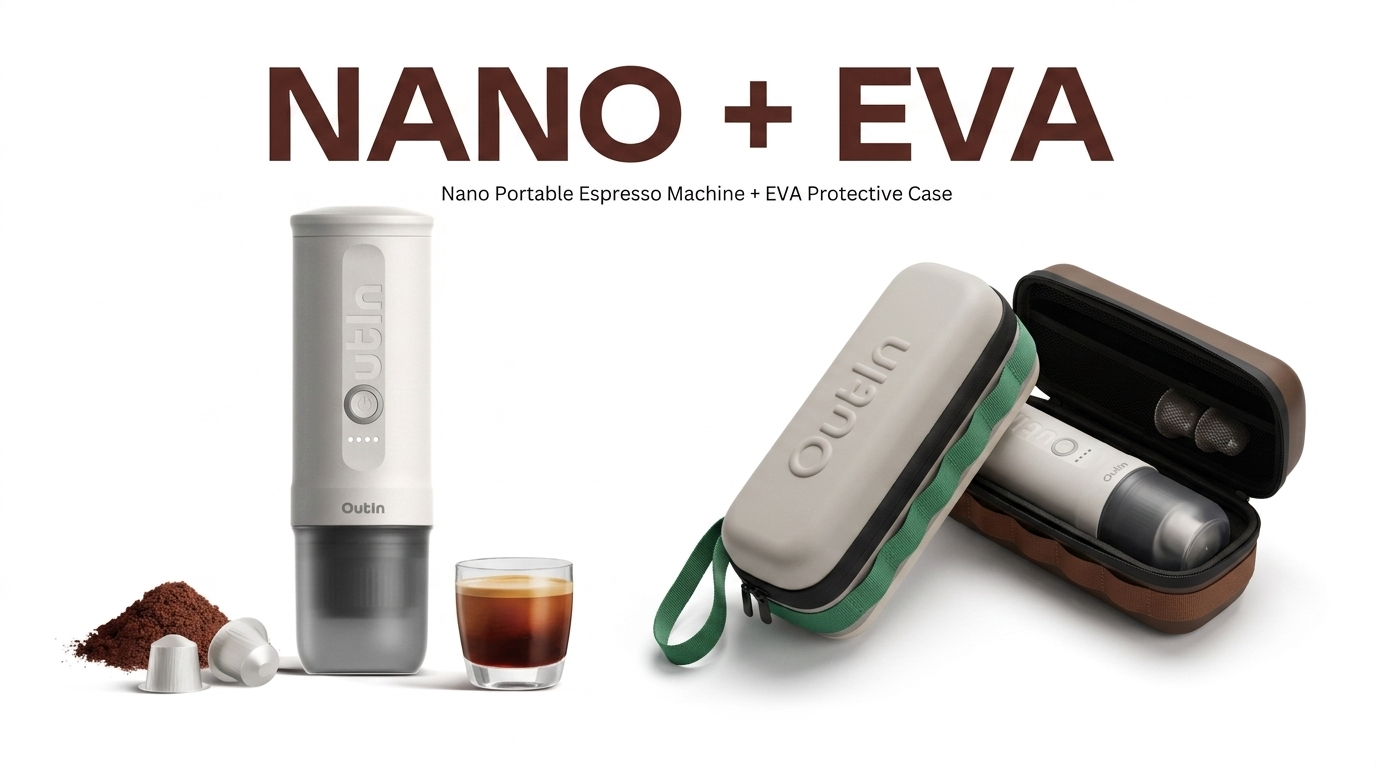 OutIn Nano valge+ Kaitseümbris EVA  komplekt