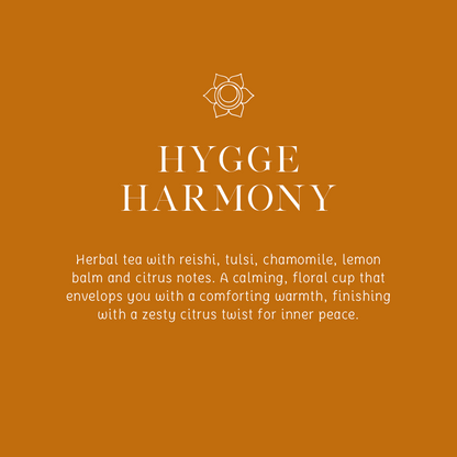 Hygge Harmony - orgaaniline taimetee reishi seentega - 16 teekotti 1,8 g (29 g)