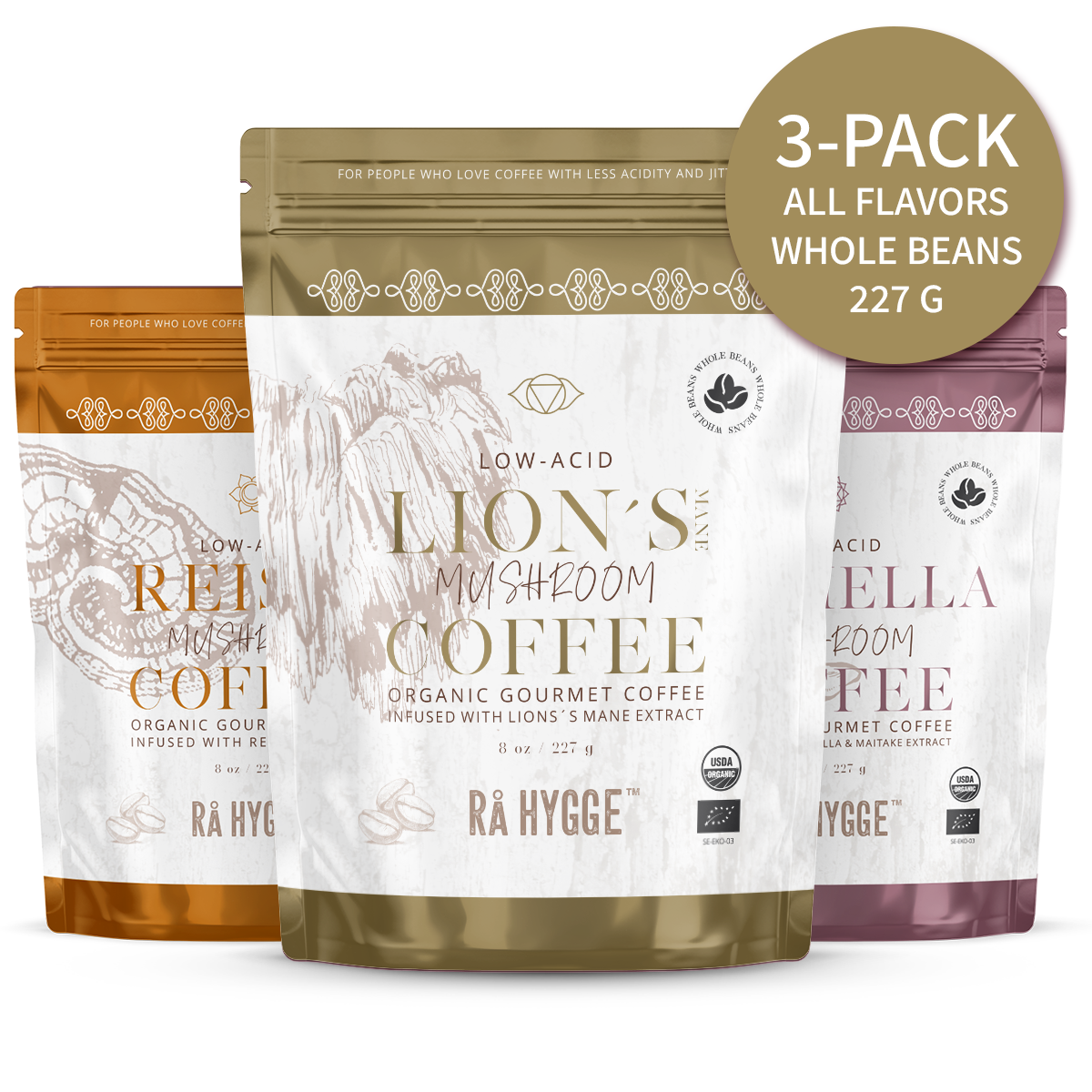 3-Pack - Variety Whole beans 227 g