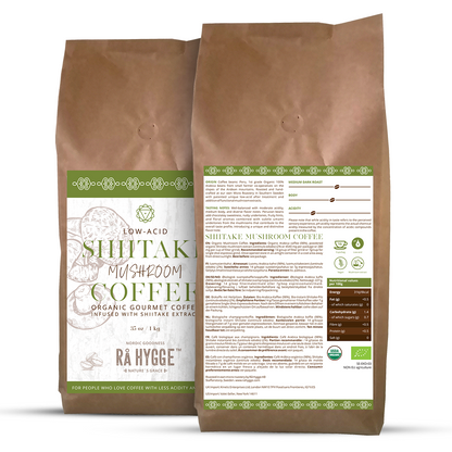 Shiitake eriline seentega kohv Terved oad 1 kg