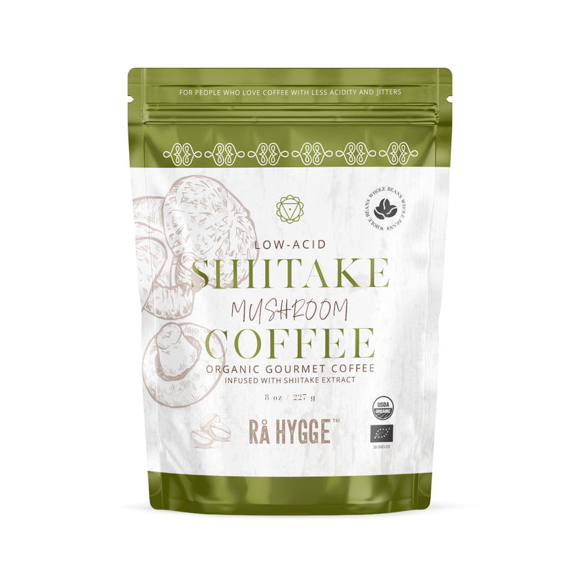 Shiitake seenekohv, oad 100 g, eestvaade, Ra Hygge