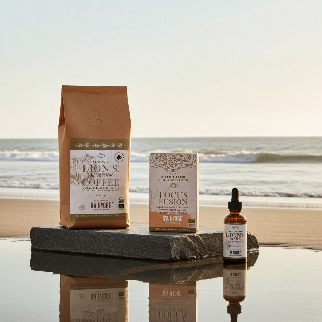 Fookuse ja Selguse Komplekt – Lion's Mane Kohv UBA 1kg + Ekstrakt + tee