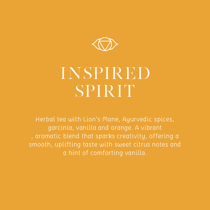 Inspired Spirit - orgaaniline taimetee lõvilakkseentega - 16 teekotti 1,8 g (29 g)