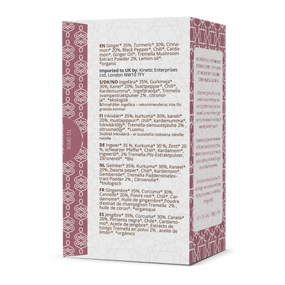 Vürtsita - orgaaniline taimetee ja vürtsid tremella seentega - 16 teekotti 1,8 g (29 g)