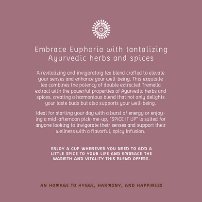 Vürtsita - orgaaniline taimetee ja vürtsid tremella seentega - 16 teekotti 1,8 g (29 g)