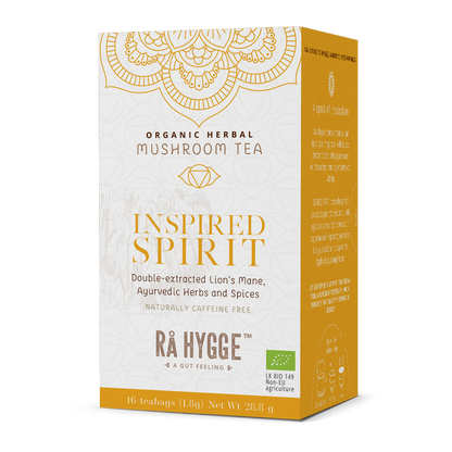Inspired Spirit - orgaaniline taimetee lõvilakkseentega - 16 teekotti 1,8 g (29 g)